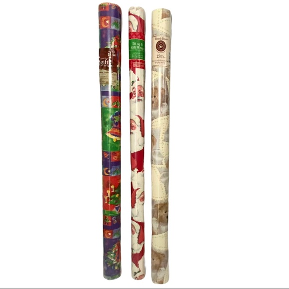 🎄 3x Wrapping Paper Boyds Bears Collection (phlox) - Picture 3 of 5